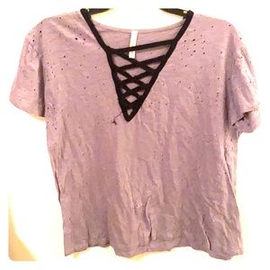 V neck tee